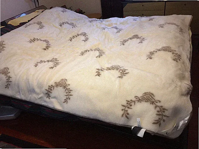 Authentic BAUER Luxury Bedding Set - CASHMERE 100% Merino Wool, Cream color, Mad