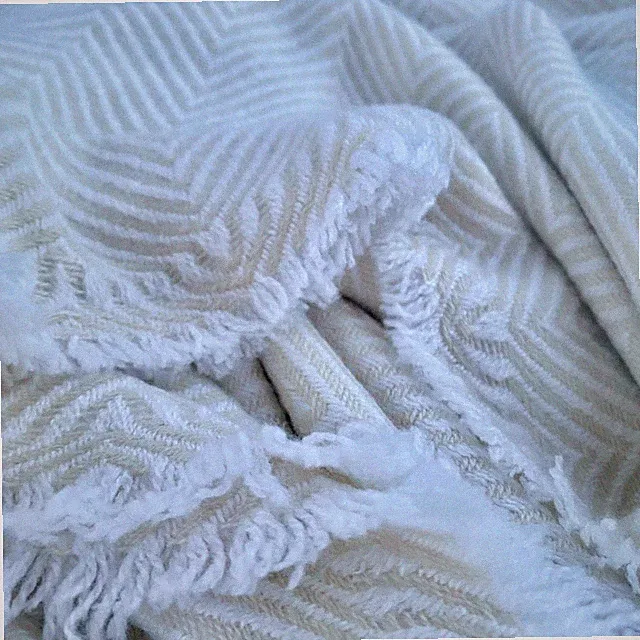 Cashmere Blanket "Langpo" - Handcrafted From Nepal, Cozy Blanket, Bedspread
