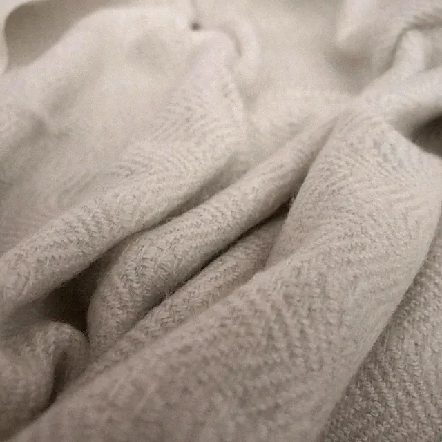 Cashmere Blanket Machhapuchare Customizable Handcrafted From Nepal Bedspread