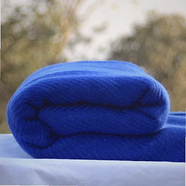 Cashmere Blanket "Tila", Handcrafted Blanket From Nepal, Bedspread, Throw, Quilt