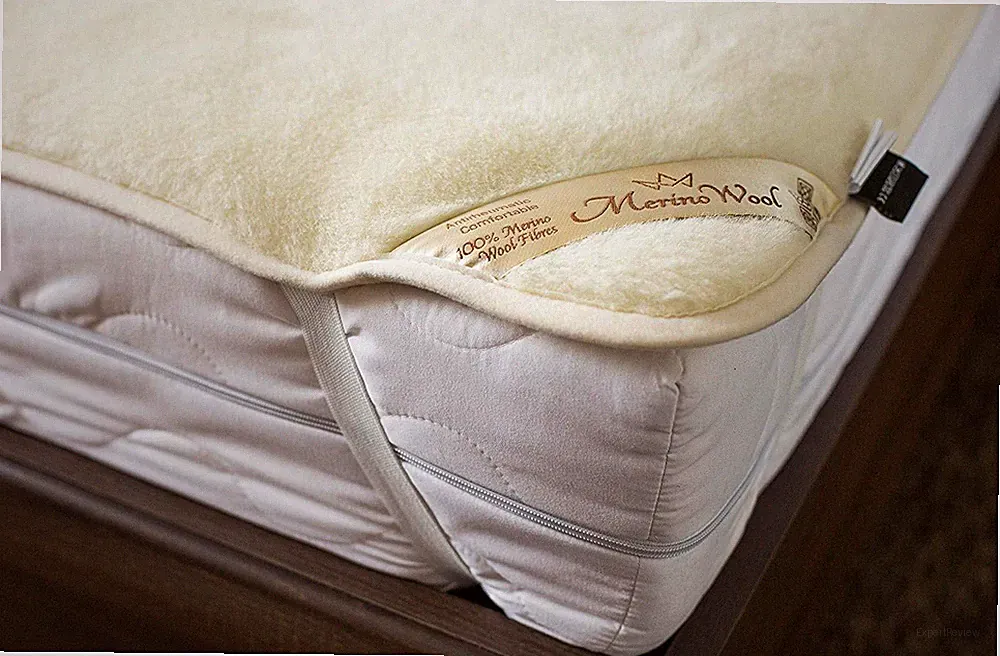 CASHMERE MERINO PURE WOOL UNDER BLANKET BED COVER PAD Mattress Topper