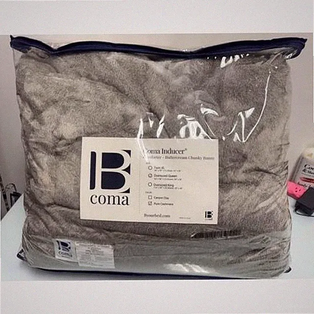 Chunky Bunny - Coma Inducer® Oversized Comforter Queen Color is Pure Cashmere