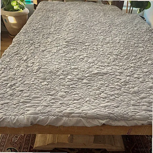 Cupcakes and Cashmere Comforter Full Gray Bubbled Textured