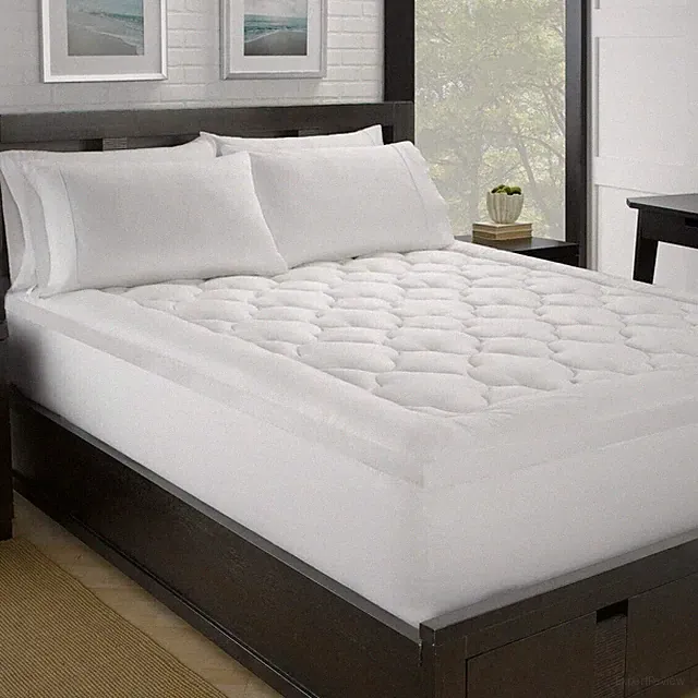 Ella Jayne Home Exquisite Hotel Collection Fluffy Clouds Mattress Pad, Twin Size