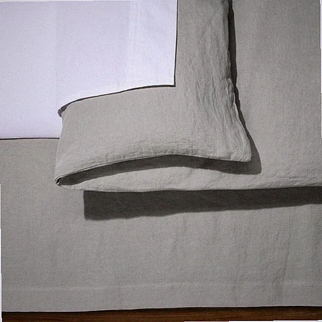 ⚡️Fieldcrest Linen Bed Skirt - Cashmere Gray (King)