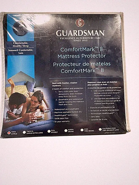 Guardsman NEW King Comfortmark II Waterproof Mattress Protector