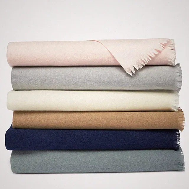 Hudson Park Collection Cashmere/Lambswool Throw Blanket 50 x 70