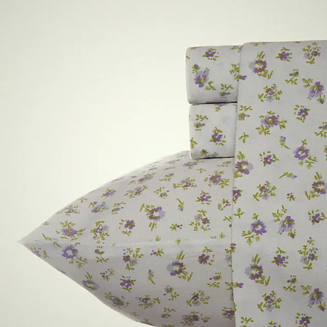 Laura Ashley Home Dcor Sheet Set 4PC 300TC 100% Cotton Smooth Sleek Soft Smooth
