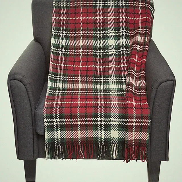 LINEA EMMETI 100% Pure Cashmere Throw Blanket - Made in Italy