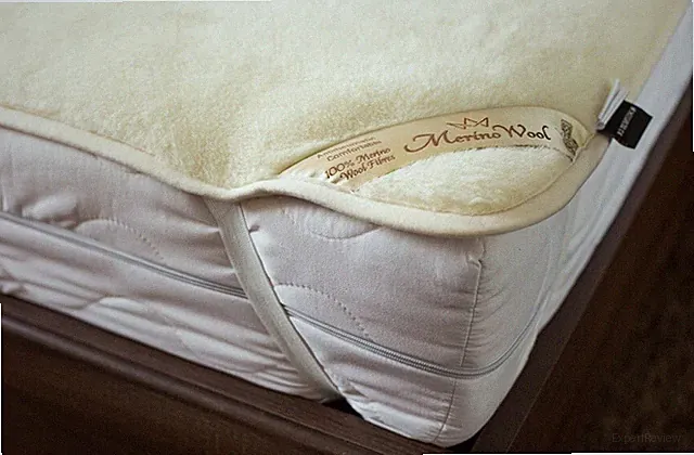 Merino Wool Under blanket Cashmere Wool Mattress Topper Pad King 160 x 200cm